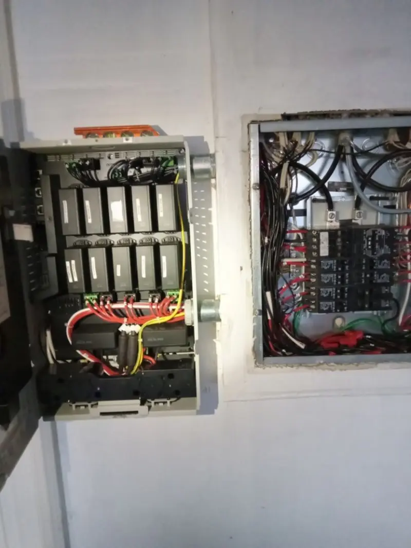 Electrical panel upgrade completed for Security Camera Wiring in Horn Lake